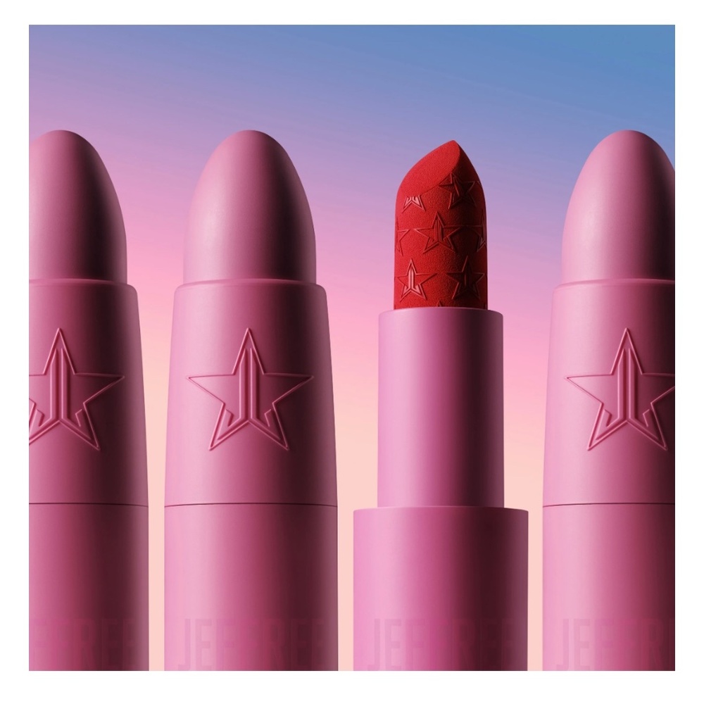 DRILL SERGEANT New in Box Jeffree Star Velvet Trap Lipstick Sultry Gray matte - Picture 3 of 6